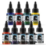 Monument Hobbies Pro Acryl Expansion Set #2 Transparents! Acrylic Model Paints for Plastic Models Miniature Painting, noclo