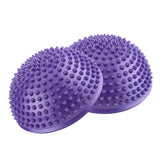 Iris Foot Massage Balance Pods 16Cm / 6.5In Spiky Half Balls For Yoga, Pilates, Gym & Fitness Training, AntiSlip Massage Exer