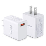 Besgoods 18W USB Wall Charger Block Fast Phone Charger USB Plug Compatible with Galaxy S25 S24 S21 S10, iPhone 16 15, Sun Light 