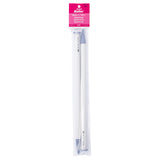 Susan Bates Knitting Needles, 14Inch Luxite Single Point, 15mm, White Green
