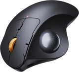 ProtoArc Wireless Trackball Mouse, EM04 Ergonomic Bluetooth Rollerball Rechargeable Computer Laptop Thumb Control Mouse, Compati