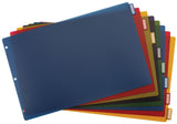 Cardinal 8 Tab Binder Dividers for 11 x 17 Inch Binders, MultiColor (84803)