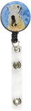 Carolines Treasures SS4769BUBR Blue Soft Coated Wheaten Terrier Retractable Badge Reel for Nurses ID Badge Holder with Clip R