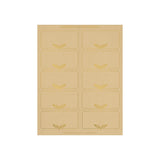 Great Papers! Kraft with Gold Gift Tag Shipping Label, 8.5 x 11 Sheet/2 x 4 Label, 5 Sheets/50 Labels (2019113)