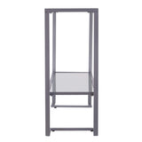 Sei Furniture Southern Enterprises Horten Glam Narrow Console Table, Silver