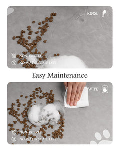 Pet Feeding Mat-Absorbent Dog Mat for Food and Water Bowl-No Stains Quick Dry Dog Water Dispenser Mat-Dog Accessories Pet Suppli