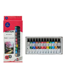 Bestubuy Water Color Paint Set, 12 Colours, 12 Ml