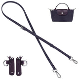 jiesinlov Leather Bag Shoulder Strap Replacement Crossbody Adjustable Conversion Kit Fit for Mini Pouch(NEW-DEEP PURPLE)