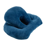 Myaddiction Office Sleeping Pillow Face Down Office Pillow For Recliners Sleeping Travel Blue