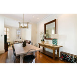 Living District Indoor Modern Home Decorative Bright Ceiling Agnys 6 Lights Pendant In Brass