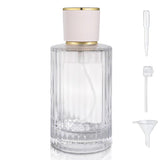 Yerpkefey 100ml/3.4 Oz Glass Spray Bottle Perfume Atomizer,Refillable Perfume Spray Bottle Perfume Bottles Empty with 3 Kinds of