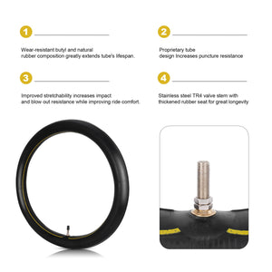 (2-Pack) 2.25/2.50-16 Inner Tube Replacement For Xr 75 80 Crf 80F Dirt Bike Atv Off Road Motorcycle, Straight Valve Stem