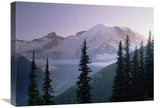 Mt Rainier As Seen At Sunrise, Mt Rainier National Park, Washington-Canvas Art-24X18