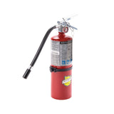 Buckeye 25614 ABC Multipurpose Dry Chemical Hand Held Fire Extinguisher with Aluminum Valve and Vehicle Bracket, 5 lbs Agent Cap