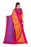 Dhruvi Trendz Cotton Silk Saree For Women (Dt-S2142_Pink)