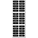 Blue Sea Systems Label Kit, DC Panel, 30 Large Format