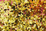 Mahir Glitter Supreme Quality Art & Craft & Nail Art Design Decorative Glitter 20 Gm Pack (Brilliant Golden Heart 3 Mm)