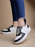 Shoetopia Sneakers Casual Shoes Comfortable Walking Running Shoes For Women & Girls Black-Eu36,Black,3,B0D76V2WBW