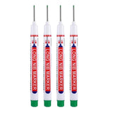 ZOOMELLA Deep Hole Marker Pen Construction Marker for Construction Architect Painting 4 Piece Green| Crafts|Art Supplies|Drawing