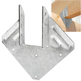 60 Pack 18-Gauge Hurricane Ties for Rafter, Heavy Duty Hurricane Straps, Robust Hot Galvanized Rafter Hanger Brackets, Joist Han