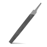 XAQISHIRE 6-inch Flat Medium Cut File, Double Cut Teeth, High Carbon Steel, Single Hand File Without Handle, Suitable for Shapin