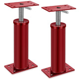 Yaocom 2 Pcs Adjustable Jack Post, 12-16 Height Range, Basement Floor House Screw Jacks for Lifting Joist Beam Brace for Cellar 