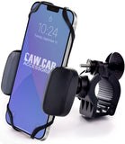 Metal Bike & Motorcycle Phone Mount for Any Smartphone (iPhone 16 Pro Max/e, Galaxy S25). Unbreakable Handlebar Cell Phone Holde