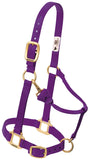 Weaver Leather Nylon Miniature Horse Adjustable Halter Purple