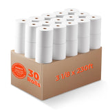 MUNBYN Thermal Paper 3 1/8 x 230ft, 30 Rolls Receipt Paper Work for Star Micronics TSP100 TSP143 Epson 80mm Receipt Printer Squa
