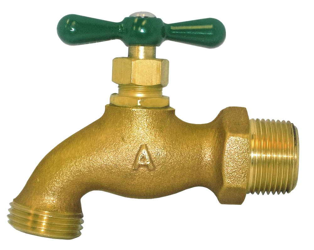 American Valve M71HD 3/4 Hose Bibb, 3/4 Inch