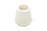 Shepherd Hardware 8751E Leg Tips 1/2-Inch Inside Diameter Rubber Chair Leg Caps, 24 Pack, White