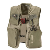 Orvis Clearwater Mesh Fly Fishing Vest - Lightweight Vest with Tool Docks, Tippet Holder Loops, and Fly Drying Patches, Dusty Ol