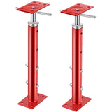 Yaocom 2 Pcs Adjustable Jack Post, 19-36 Height Range, Basement Floor House Screw Jacks for Lifting Joist Beam Brace for Cellar 