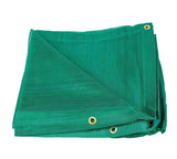 Mytee Products 20' x 20' Green Heavy Duty 6 Oz 70% Shade Mesh Tarps with Grommets ROLL-Off | Sturdy Mesh Tarp Shades for Sun Lig