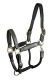 GATSBY LEATHER COMPANY 284211 Adjustable Padded Leather Halter Brown, Large Horse