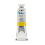 Lukas Berlin Pro Artists Water Mixable Oil Paint 37 ml Tube Cadmium Yellow Pale Hue, Water Soluble, Lightfast Pigments, Quick Dr