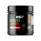 ES FIT Super Greens Powder - Smoothie & Juice Mix - Red and Green Superfoods Powder Full of Antioxidants, B Vitamins, Organic In