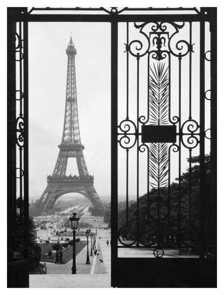 Eiffel Tower From The Trocadero Palace, Paris-Paper Art-32,,X42,,