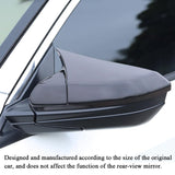 Rifoda for Civic car Door Side Mirror Cover Trims ABS Material for Honda 10th gen Civic 2016 2017 2018 2019 2020 2021-Bright Bla