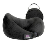 Trycare Premium Memory Foam Travel Neck Pillow 360 Ergonomic Support, Asymmetrical Design, Adjustable Fit, Lightweight Compres
