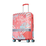 Skybags Wanderlust CheckIn Trolley Bag 68Cm | Medium | Hard Luggage | Printed 8Wheel Suitcase | Tsa Lock With AntiTheft Zippe