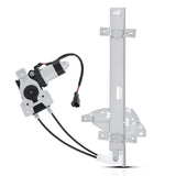 YHTAUTO Rear Driver Side Power Window Regulator with 2-Pin Motor Assembly Compatible with Buick Century 1997-2005, Regal 1997-20