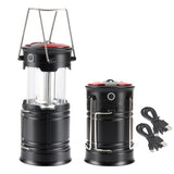 Lichamp 2 Pack Camping Lanterns Rechargeable and Battery Powered, Dual Power Source and 4 Mode Lantern Flashlight COB Camp Light