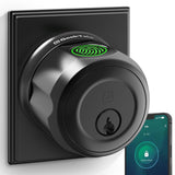 GeekTale Fingerprint Deadbolt, Fingerprint Door Knob, Smart Deadbolt Lock, Smart Door Lock, Twist to Lock&Unlock, Keyless Entry 
