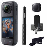 Insta360 X5 Basic Bundle-8K Waterproof 360 Action Camera with 1/1.28 48MP Sensors, 8K 360 HDR Video, 72MP 360 Photo, 4K Single-L