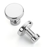 Asidrama 20 Pack 1-1/4 inch Polished Chrome Kitchen Cabinet Knobs Dresser Drawer Cabinet Hardware Zinc Knobs for Dresser Drawers