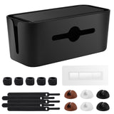 Cable Management Box,Cord Organizer Box for Desk Floor Cable Hide,Cable Box Organizer to Cover The Power Strip Cord Wires for Ho