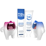 Hydroxyapatite Toothpaste for Sensitive Teeth - Enamel Repair & Whitening, Fluoride-Free with Natural Mint, Fresh Breath, Cavity
