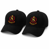 Deena Uniforms Security Guard Caps Combo Pack Of 2 | Adjustable Embroidered Security Caps For Security Guards, Officers & Watchm