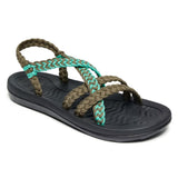 MEGNYA Comfortable Outdoor Sandals for Womens, Dressy Arch Support Slide Sandals with Adjustable Straps, Soft Walking Shoes for 